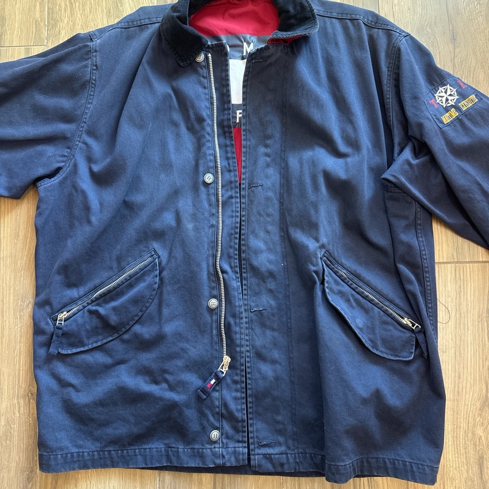 Vintage Tommy Hilfiger maritime expedition jacket coat